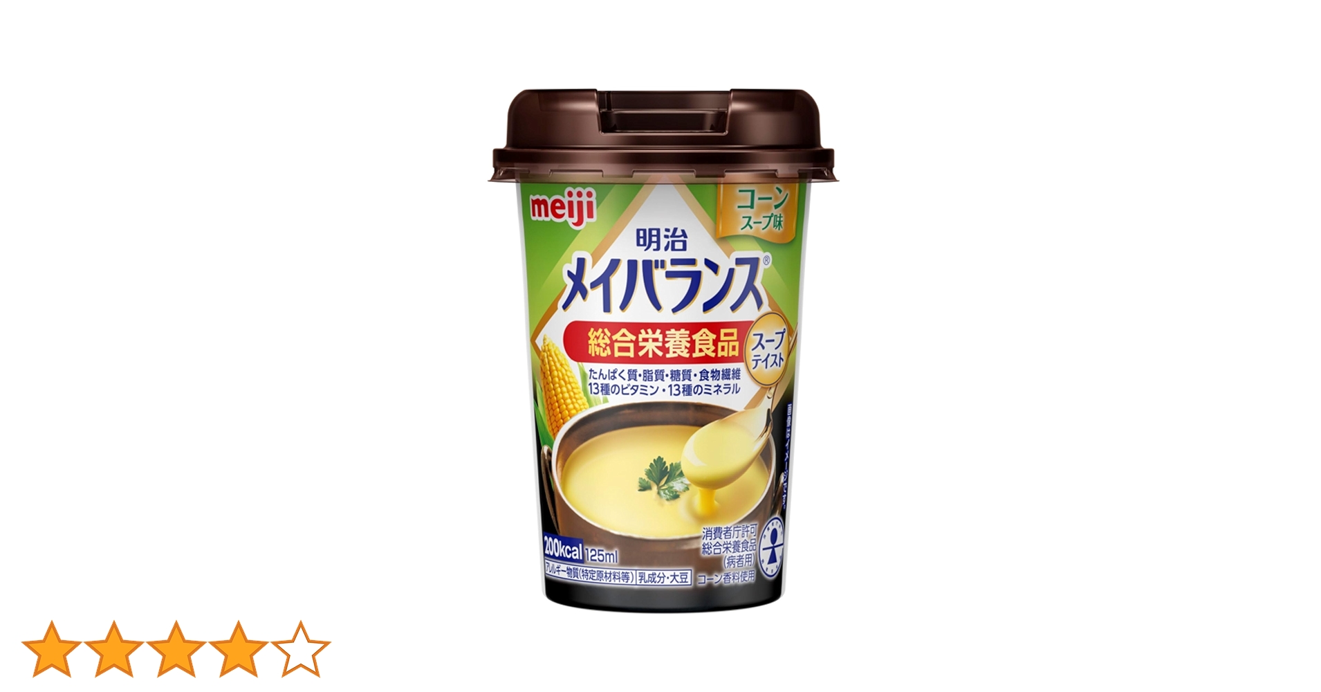明治メイバランスミニ　コーンスープ味　24本×3ケース たのめーる】明治 メイバランスMiniカップ コーンスープ味 125mL